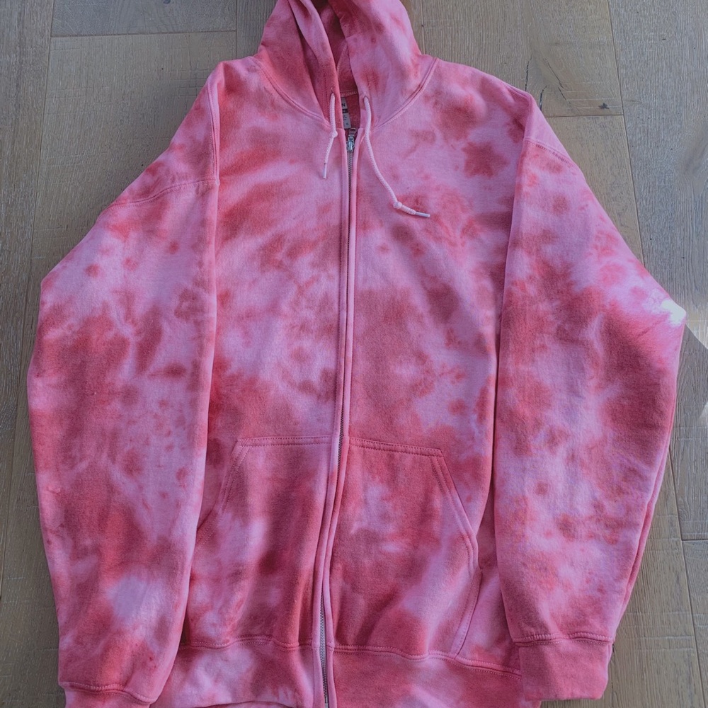 Pink Tiedye Hoodie